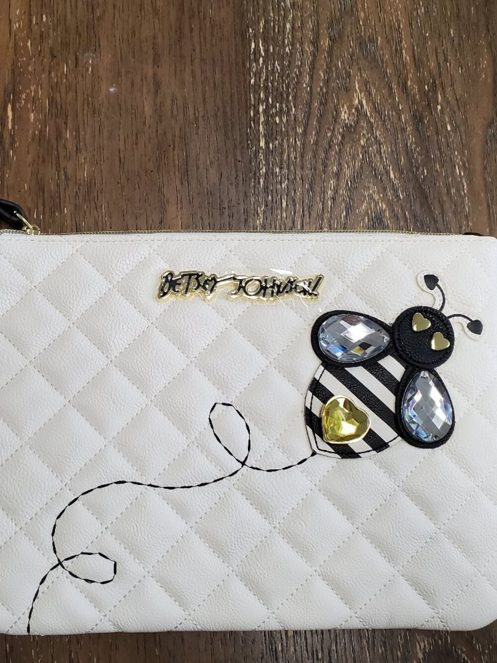 Betsey Johnson Bee Pouch Wristlet
